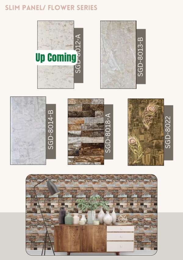 Slim Panel / Flower Series – Decorative Wall Panels